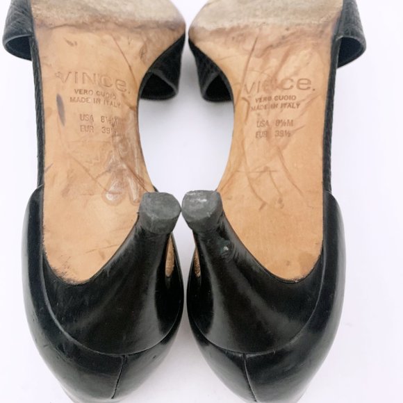 Vince Aurelian D'Orsay Embossed Leather Boots - Picture 14 of 14